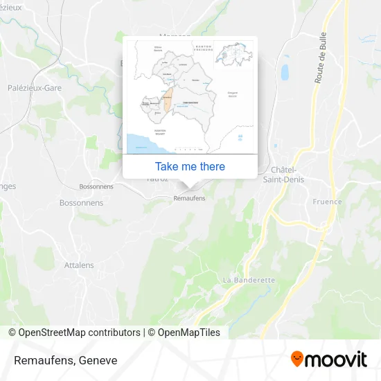 Remaufens map