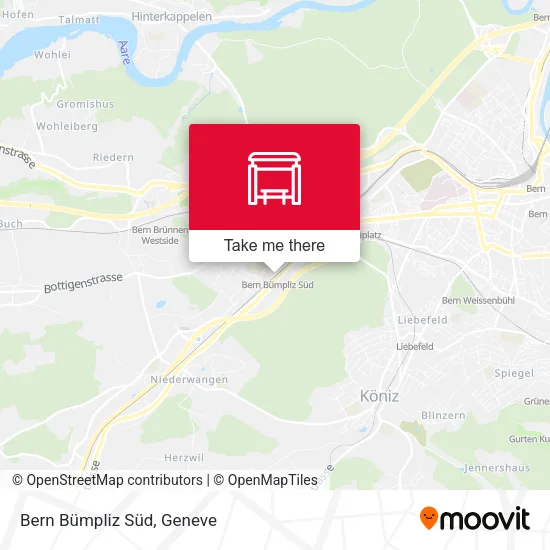 Bern Bümpliz Süd map