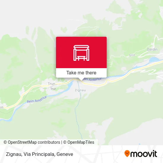 Zignau, Via Principala map