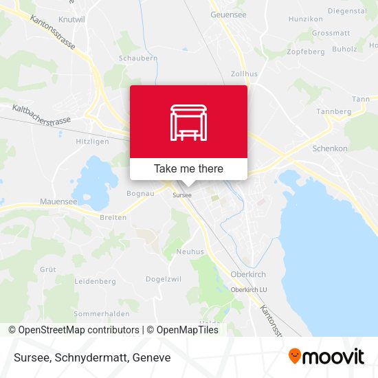Sursee, Schnydermatt map