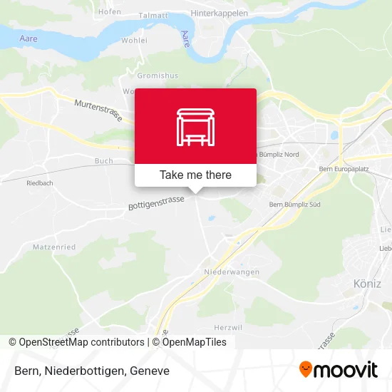 Bern, Niederbottigen map