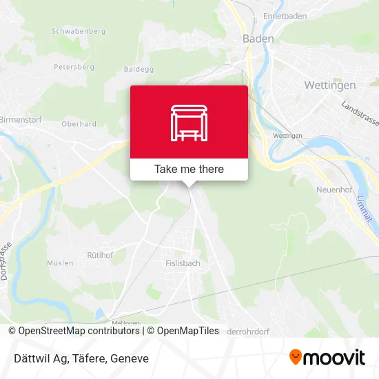 Dättwil Ag, Täfere plan