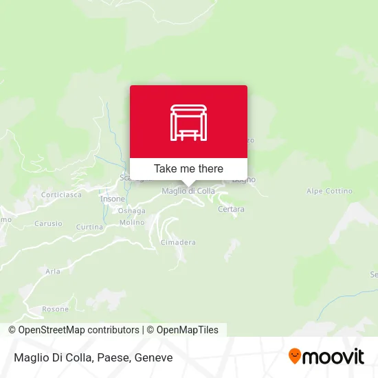 Maglio Di Colla, Paese map