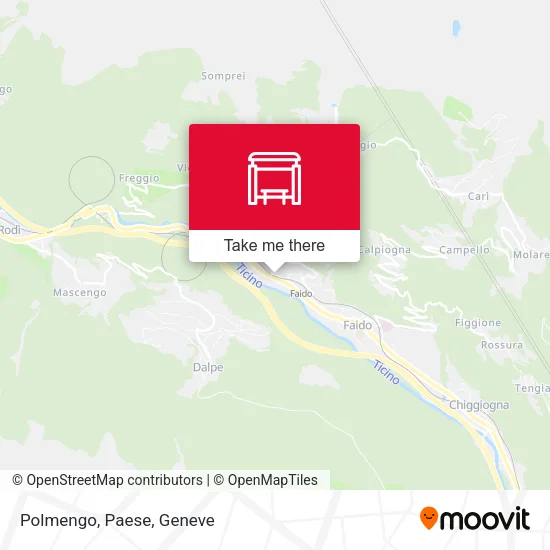 Polmengo, Paese map