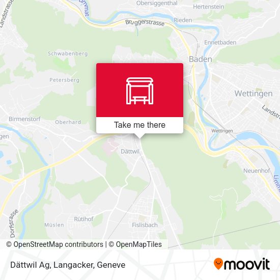 Dättwil Ag, Langacker map