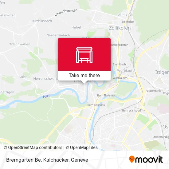 Bremgarten Be, Kalchacker map