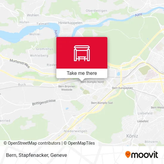 Bern, Stapfenacker map