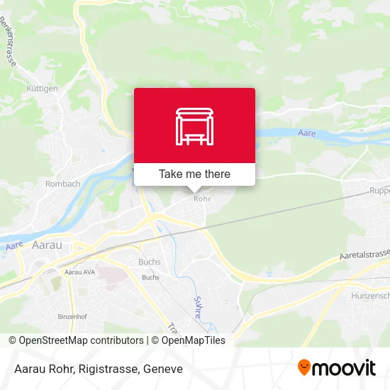 Aarau Rohr, Rigistrasse map