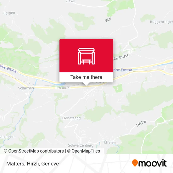 Malters, Hirzli map
