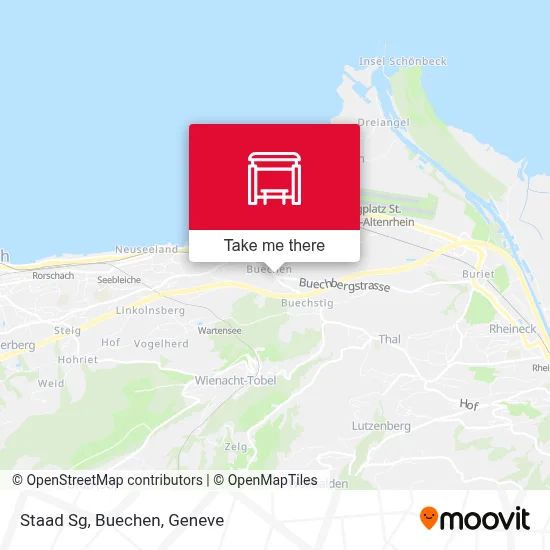 Staad Sg, Buechen map