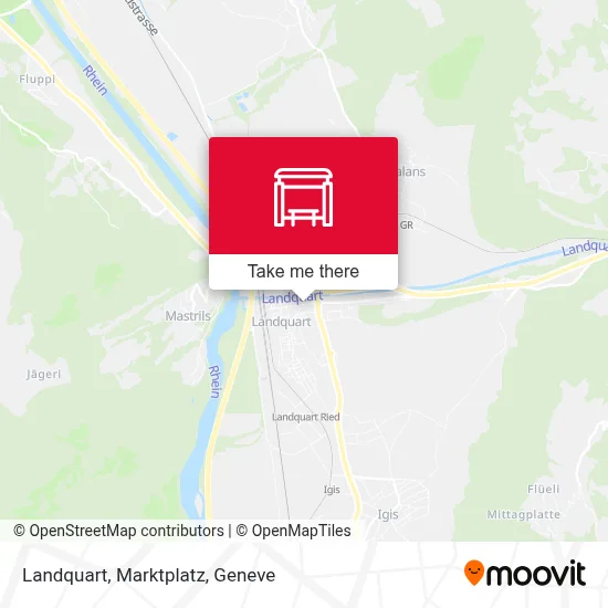 Landquart, Marktplatz map