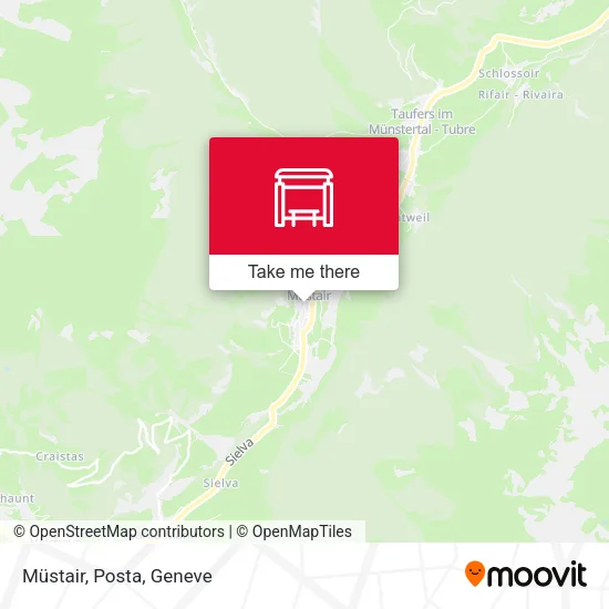Müstair, Posta map