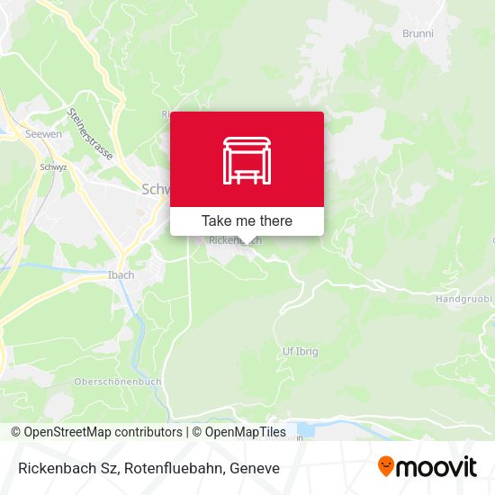 Rickenbach Sz, Rotenfluebahn map