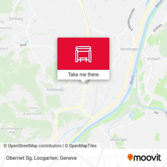 Oberriet Sg, Loogarten map
