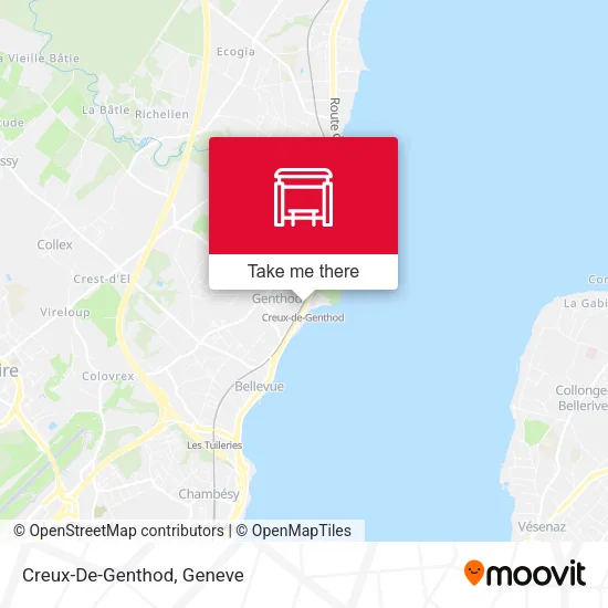 Creux-De-Genthod map