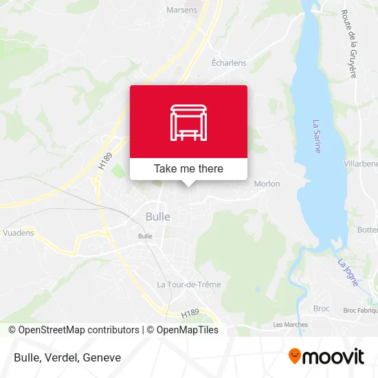 Bulle, Verdel map