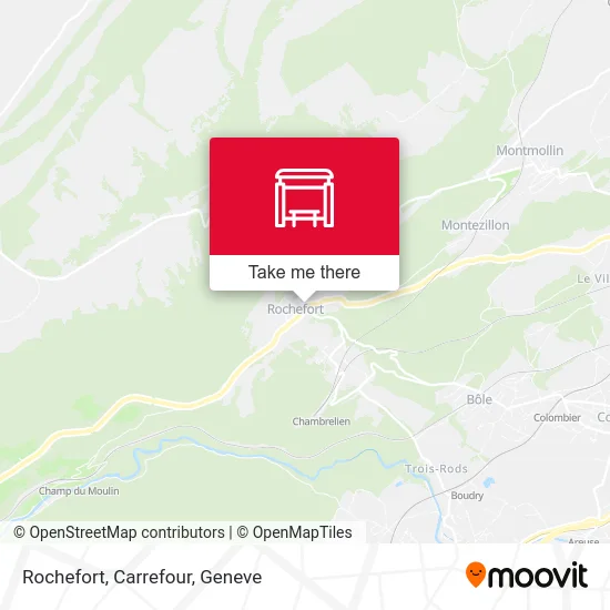 Rochefort, Carrefour map
