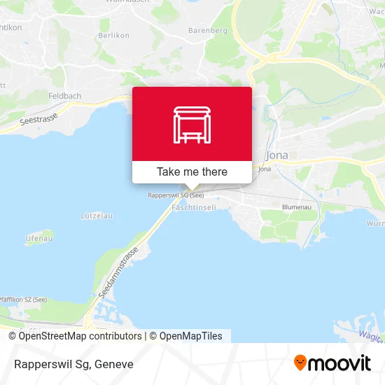 Rapperswil Sg map