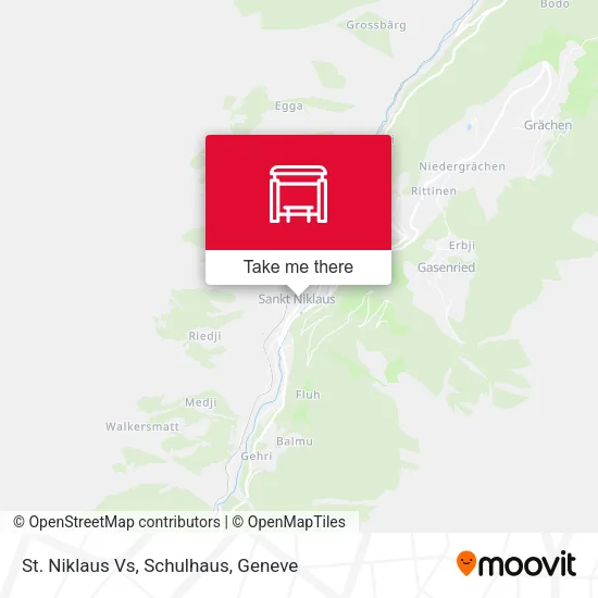 St. Niklaus Vs, Schulhaus map