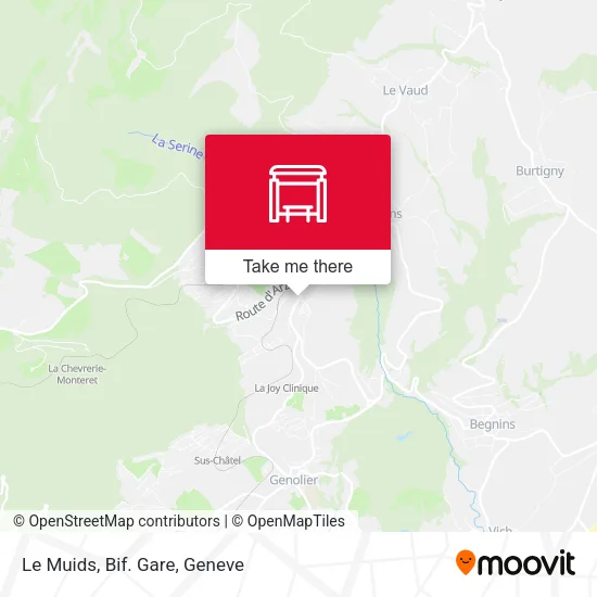 Le Muids, Bif. Gare map