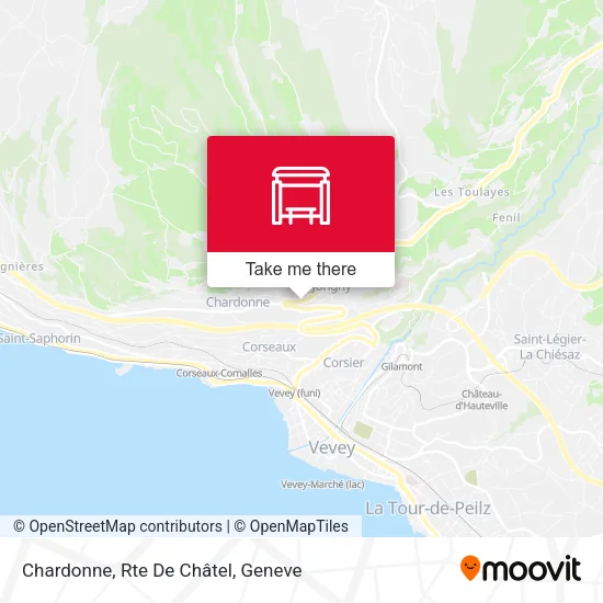 Chardonne, Rte De Châtel map