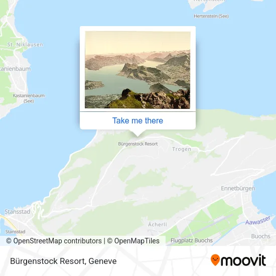 Bürgenstock Resort map