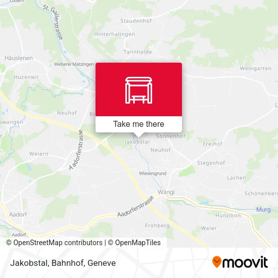 Jakobstal, Bahnhof map