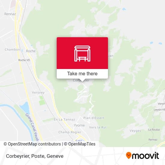 Corbeyrier, Poste map