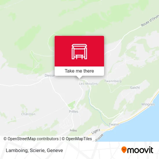 Lamboing, Scierie map