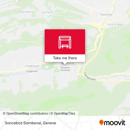Sonceboz-Sombeval map