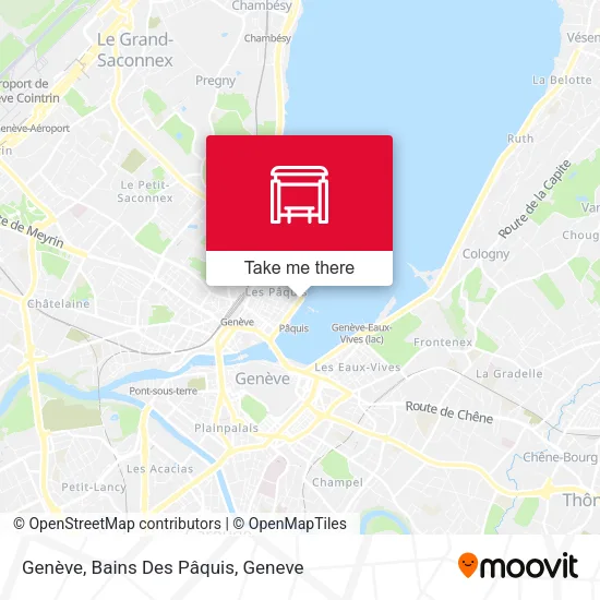 Genève, Bains Des Pâquis map