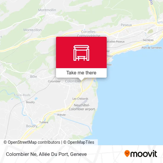 Colombier Ne, Allée Du Port map
