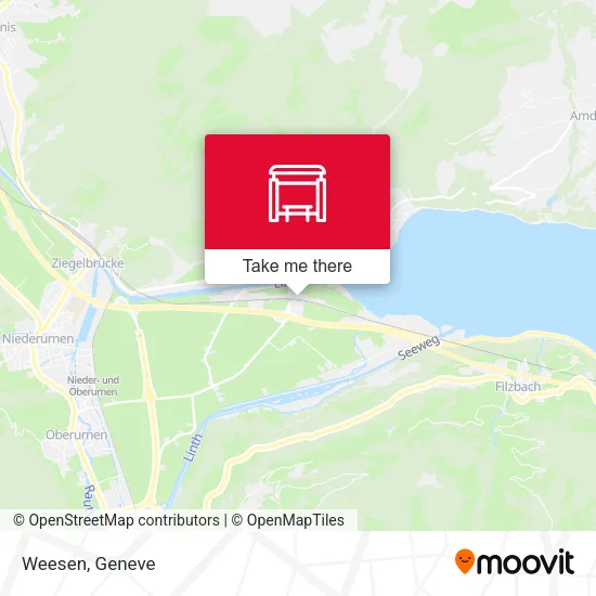 Weesen map