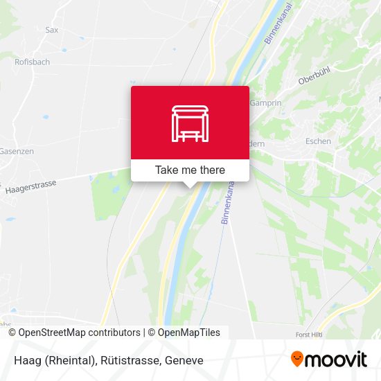 Haag (Rheintal), Rütistrasse map