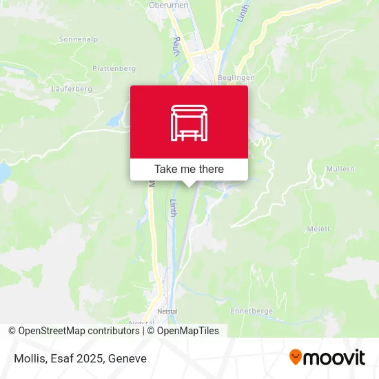 Mollis, Esaf 2025 map