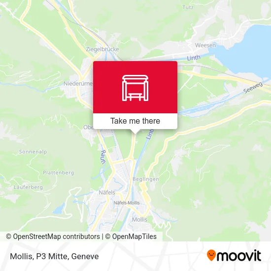 Mollis, P3 Mitte map