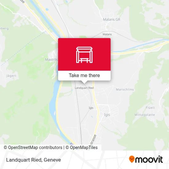 Landquart Ried map