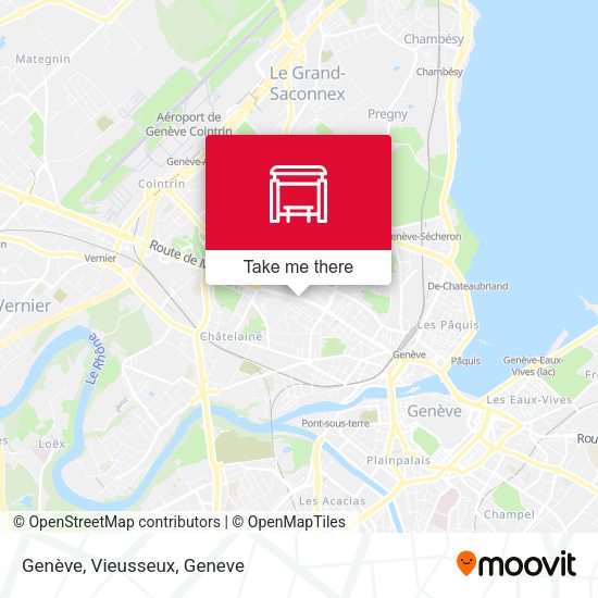 Genève, Vieusseux map