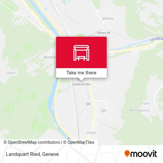 Landquart Ried map
