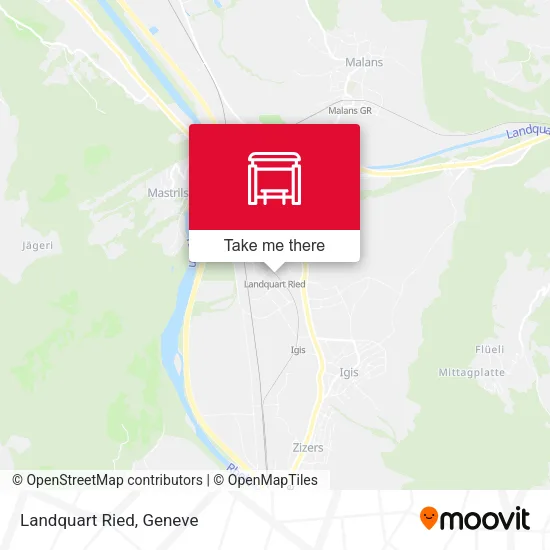 Landquart Ried map