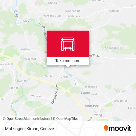 Matzingen, Kirche map