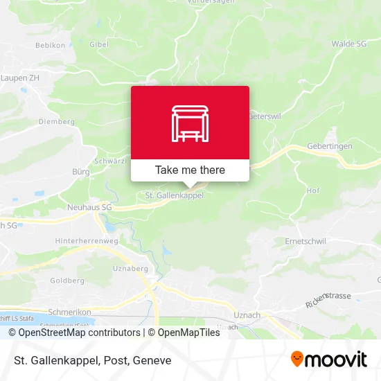 St. Gallenkappel, Post map