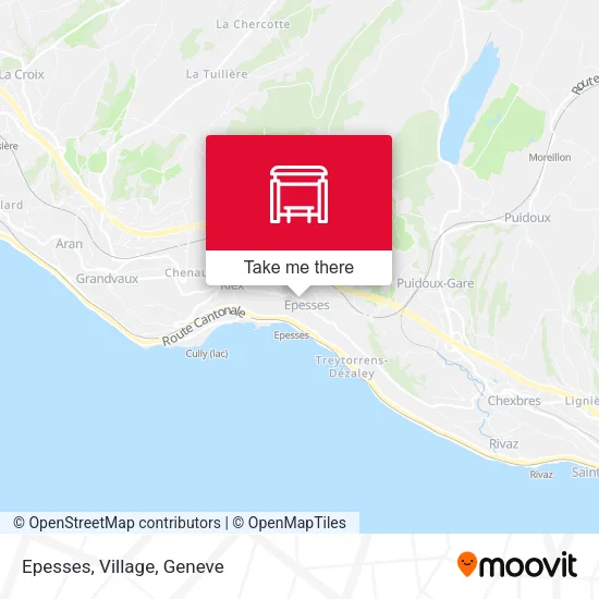 Epesses, Village map