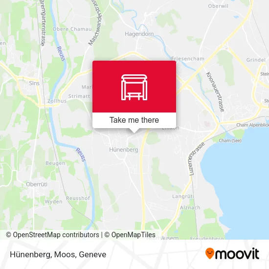 Hünenberg, Moos map