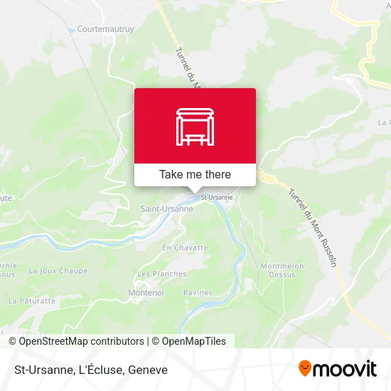 St-Ursanne, L'Écluse plan