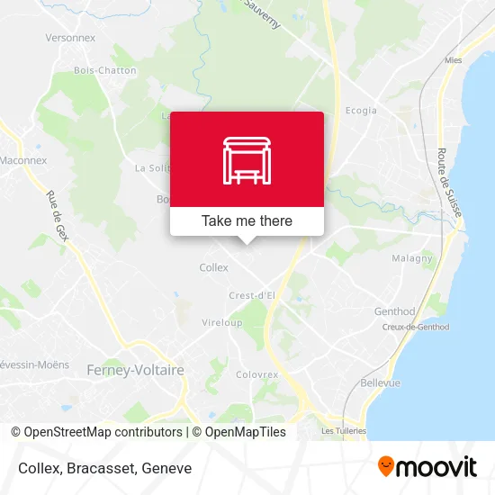 Collex, Bracasset map