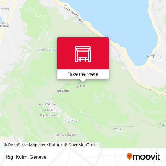 Rigi Kulm map