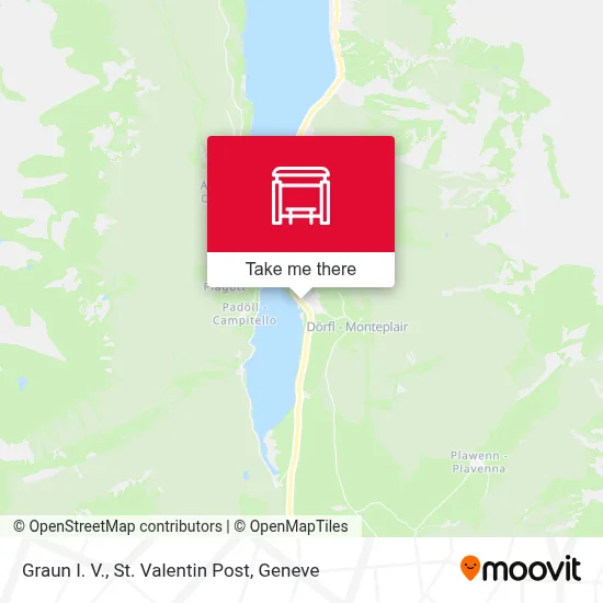 Graun I. V., St. Valentin Post map