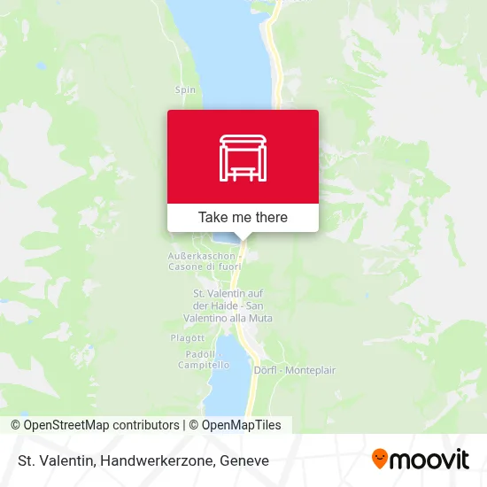 St. Valentin, Handwerkerzone map
