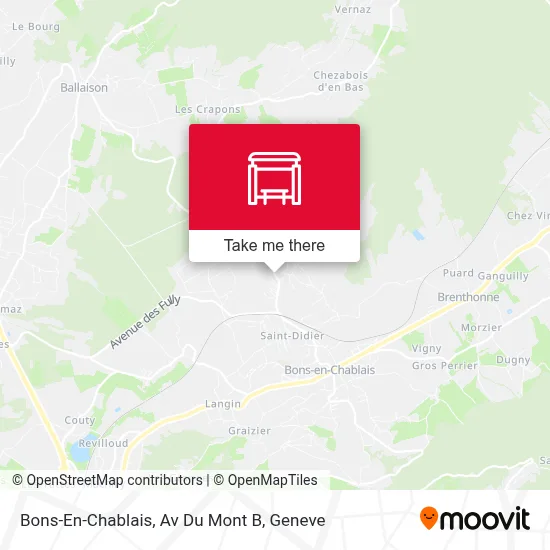Bons-En-Chablais, Av Du Mont B map